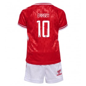 Dänemark Christian Eriksen #10 Heimtrikot EM 2024 Kurzarm (+ kurze hosen)